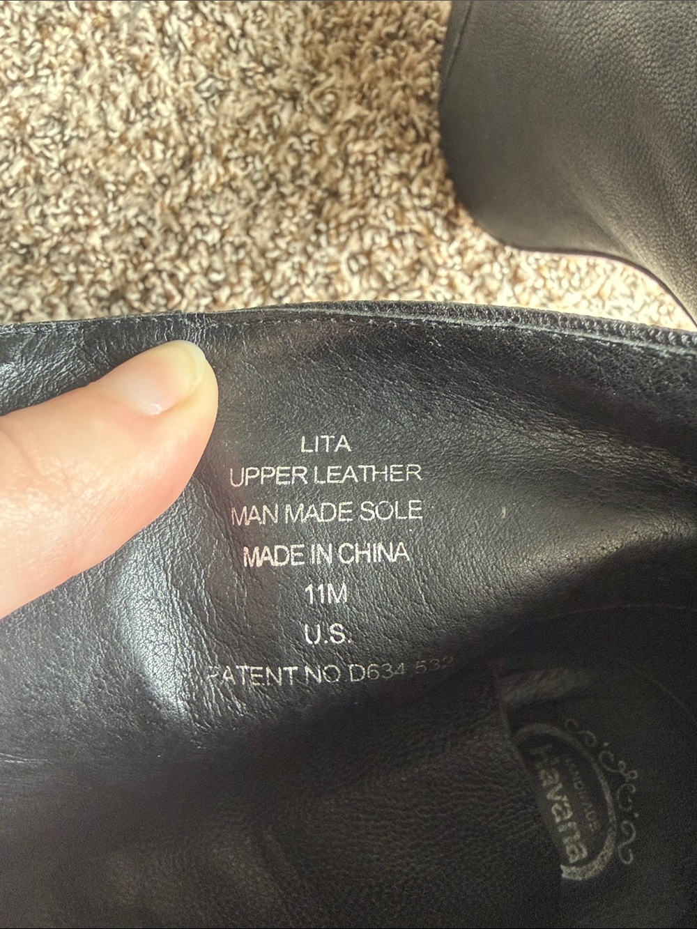 Jeffrey Campbell Lita Booties Black Leather Wood Heel - Picture 8 of 11